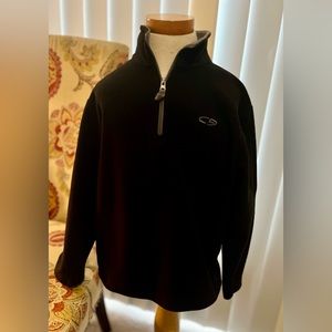 Kids’ Champion Black & Grey 1/4 Zip Fleece Pullover Size S (6-7)